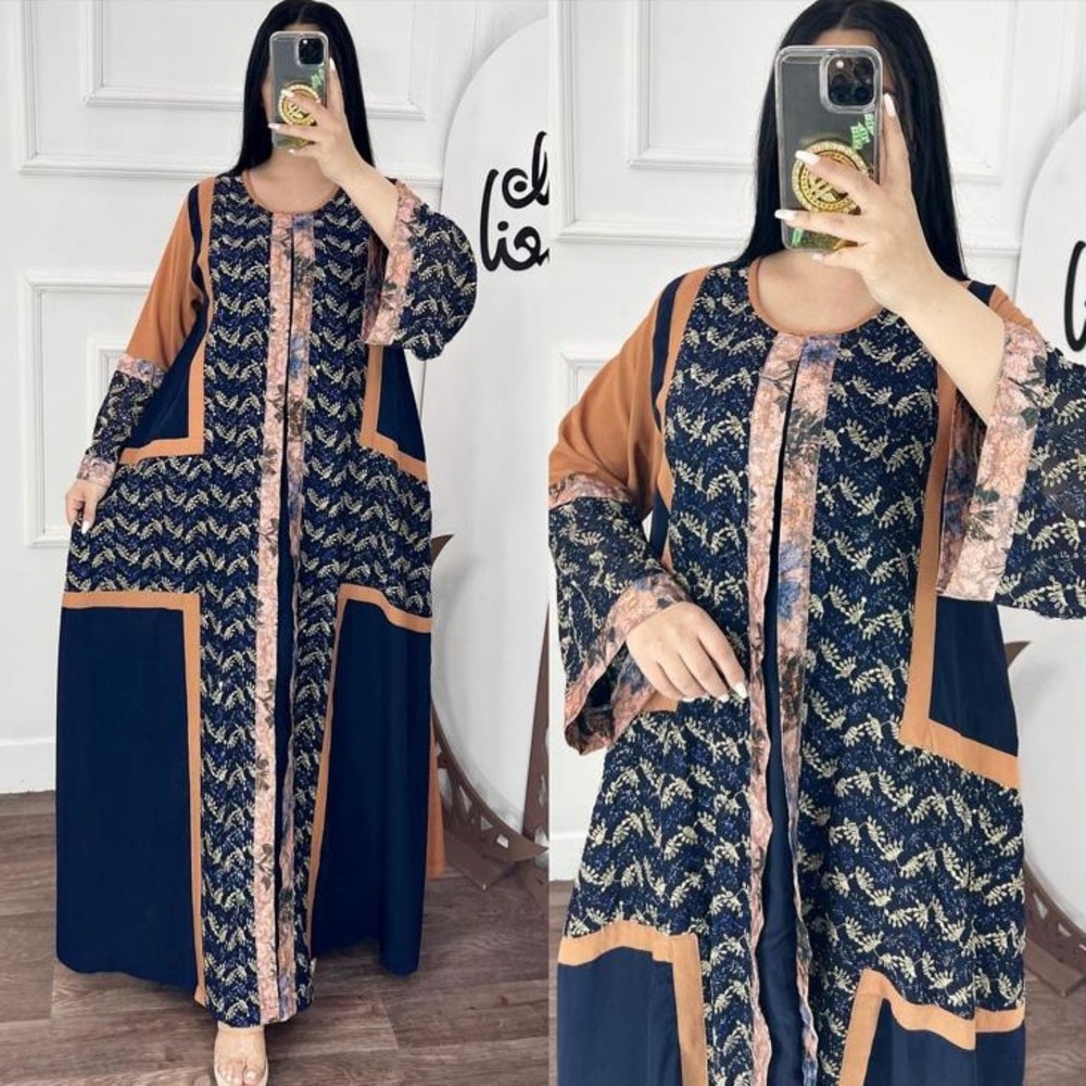 Brand new Colorful maxi long sleeves kaftan